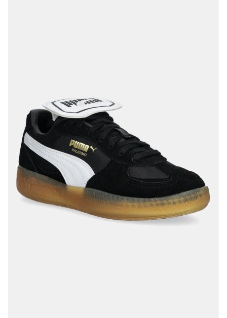 Puma sneakers palermo moda tongue wns culoarea negru 401679