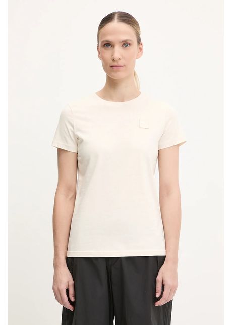 Puma tricou din bumbac culoarea bej 685016