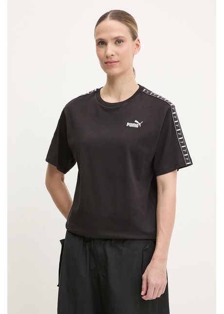 Puma tricou din bumbac culoarea negru 685009