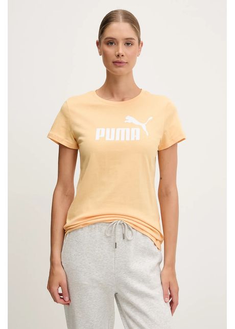 Puma tricou din bumbac femei culoarea portocaliu 682371
