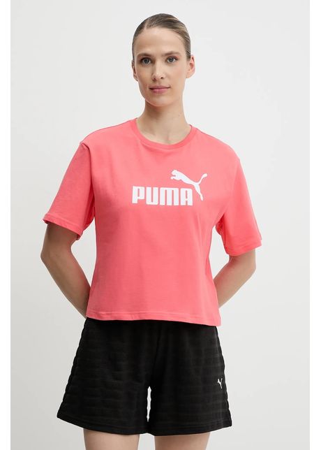 Puma tricou din bumbac femei culoarea portocaliu 684972