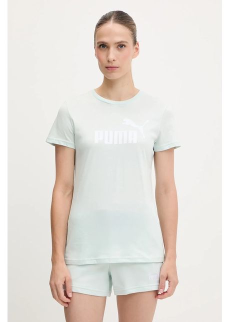 Puma tricou din bumbac femei culoarea turcoaz 682371