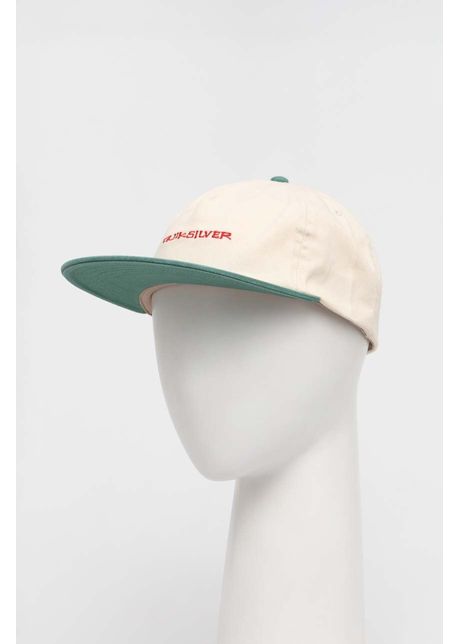 Quiksilver apc de baseball din bumbac culoarea bej modelator