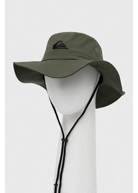 Quiksilver palarie din bumbac culoarea verde bumbac