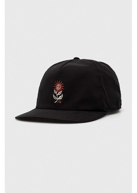 Quiksilver sapca culoarea negru cu imprimeu