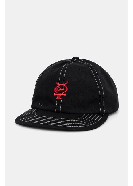 Quiksilver sapca mercury cap culoarea negru cu imprimeu aqyha05461