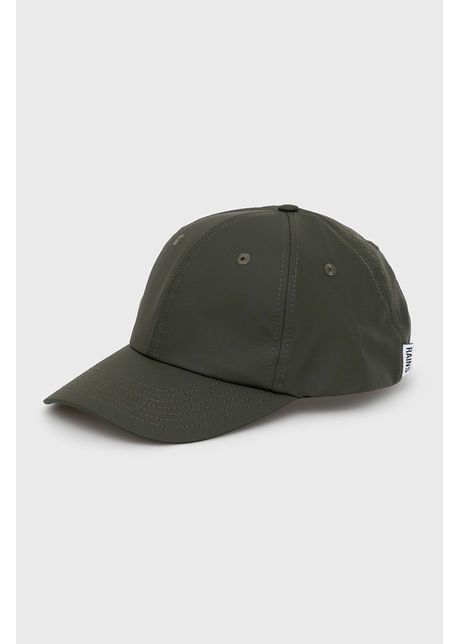 Rains apc 13600 cap culoarea verde uni 13600 03 03 green