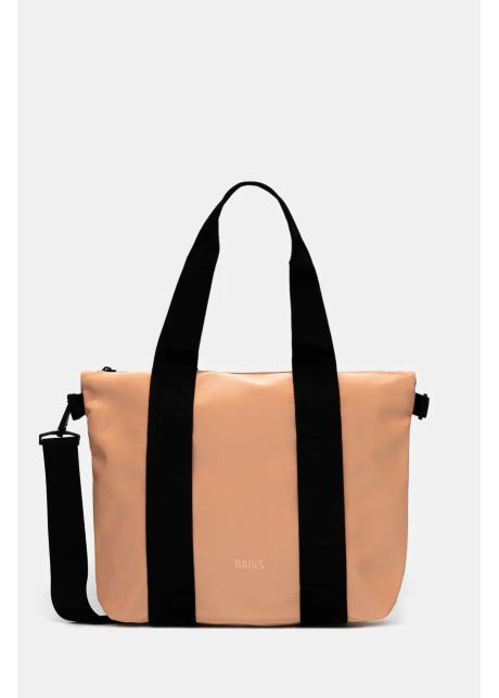 Rains geant tote bag micro w3 culoarea portocaliu 14180