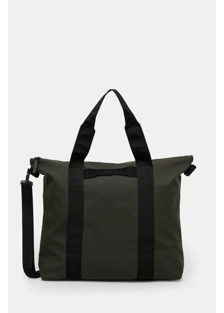 Rains geant tote bag w3 culoarea verde 14150 03