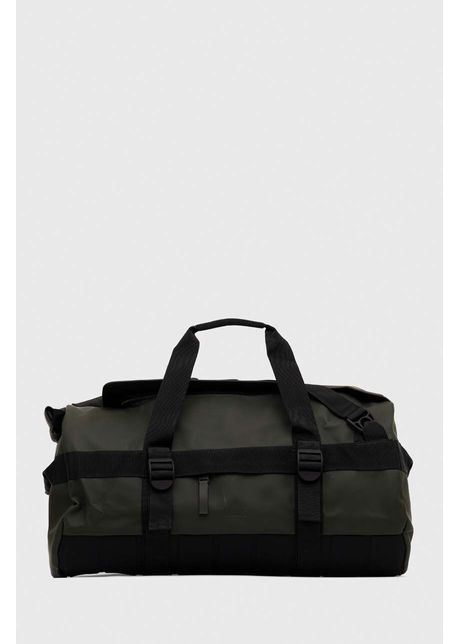 Rains geanta 13490 duffel bags culoarea verde