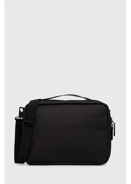 Rains geanta laptop 13280 messenger bags culoarea negru