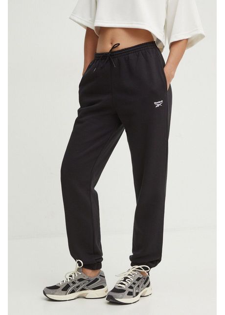 Reebok classic pantaloni de trening culoarea negru neted 100202910
