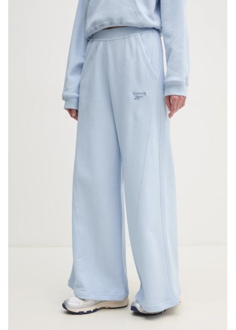 Reebok classic pantaloni de trening din bumbac neted 100221444