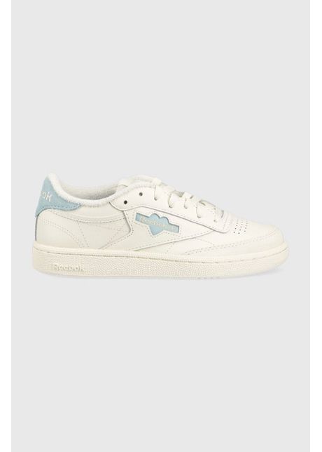 Reebok classic sneakers din piele club c 85 culoarea alb gv6983 gv6983 clk pea a