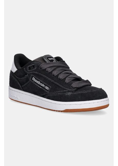 Reebok classic sneakers din piele intoars club c bulc cln culoarea gri 100209033