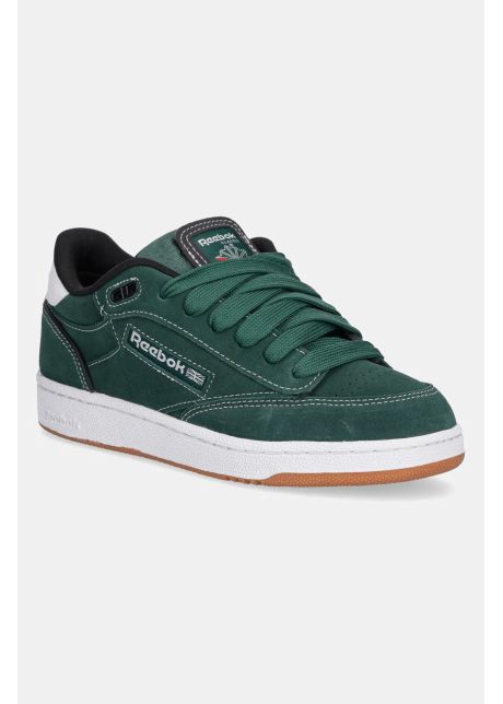 Reebok classic sneakers din piele intoars club c bulc cln culoarea verde 100209035