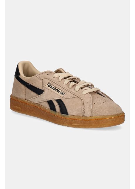 Reebok classic sneakers din piele intoars club c grounds uk culoarea bej 100229643
