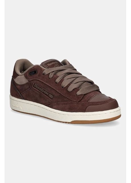 Reebok classic sneakers din piele ntoars club c bulc culoarea maro 100211204