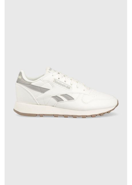 Reebok classic sneakers vegan culoarea alb hq7195 chalk pugr