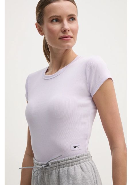 Reebok classic tricou femei culoarea violet 100214200