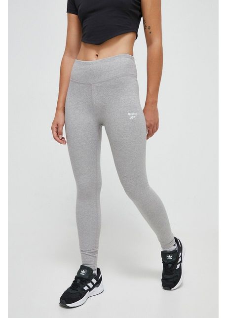 Reebok colanti femei culoarea gri melanj