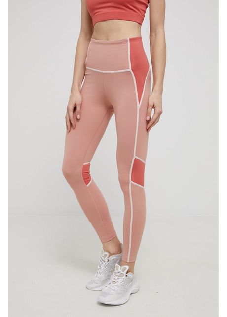 Reebok colanti h51435 femei culoarea portocaliu neted