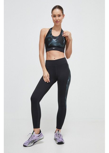 Reebok leggins de alergare culoarea negru modelator