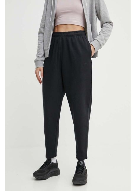 Reebok pantaloni de trening LUX Collection culoarea negru, neted, 100075361