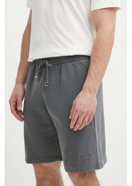 Reebok pantaloni scurti barbati culoarea gri 100200153