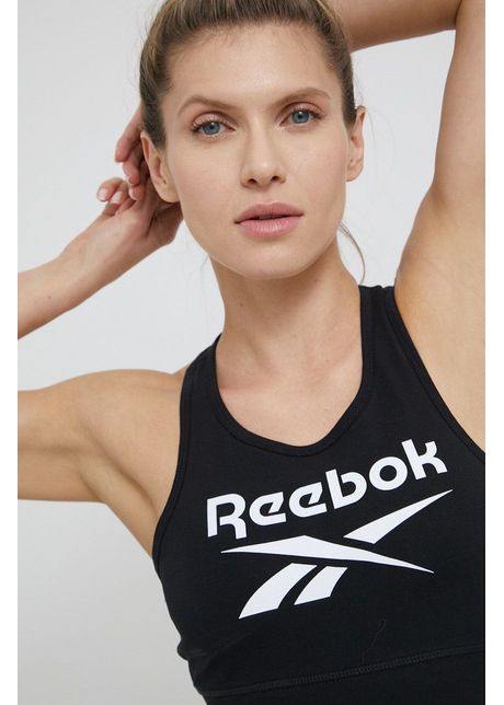 Reebok top de antrenament GL2544 culoarea negru, neted
