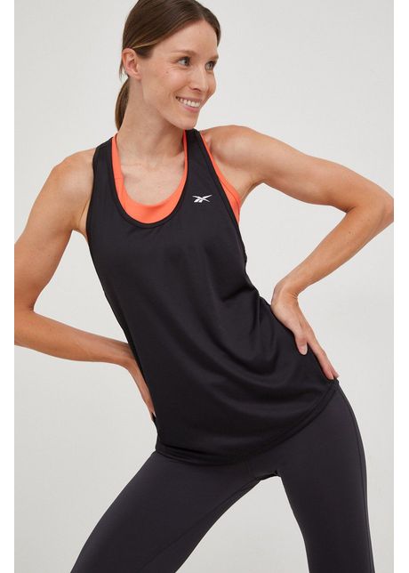 Reebok top de antrenament workout ready culoarea negru