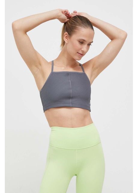 Reebok top de yoga culoarea gri