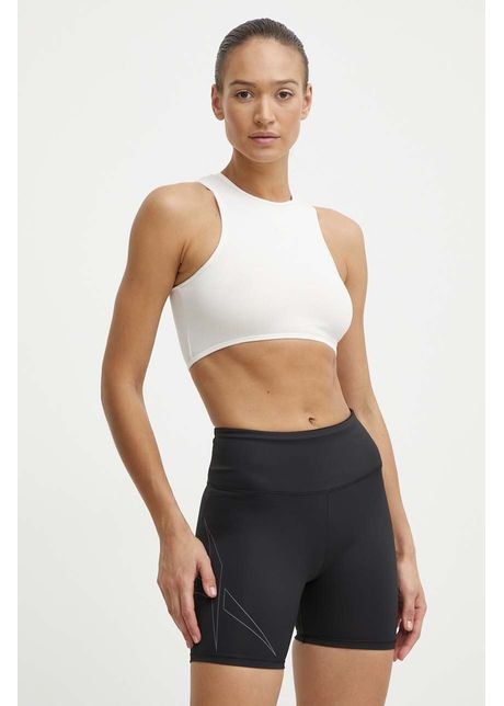 Reebok top wardrobe essentials femei culoarea bej 100075700