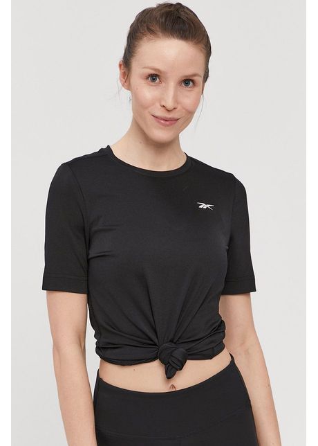 Reebok tricou fk6802 femei culoarea negru