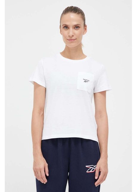 Reebok tricou reebok identity femei culoarea alb