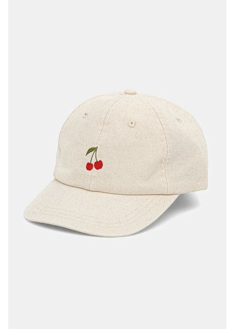 Rip curl apc de baseball din bumbac femei culoarea bej cu imprimeu 04qwhe