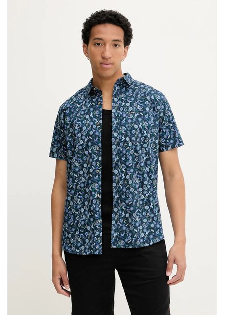 Rip curl c ma culoarea bleumarin cu guler clasic regular 03dmsh
