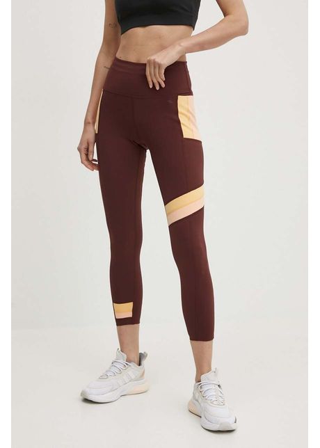 Rip curl leggins sport revival femei culoarea bordo modelator