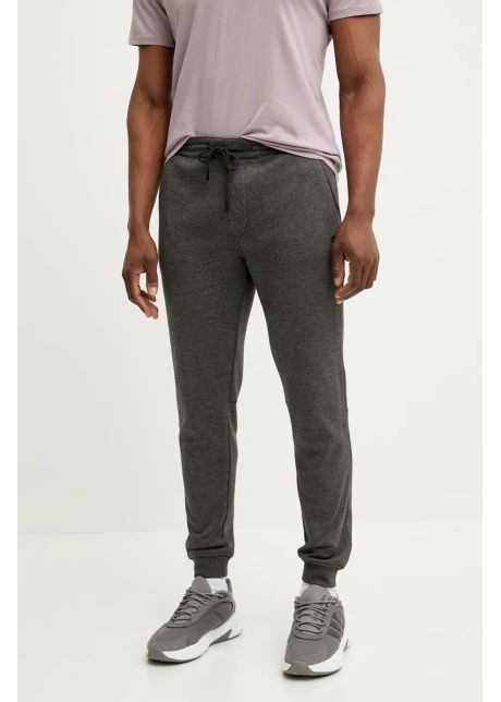 Rip curl pantaloni de trening culoarea gri neted