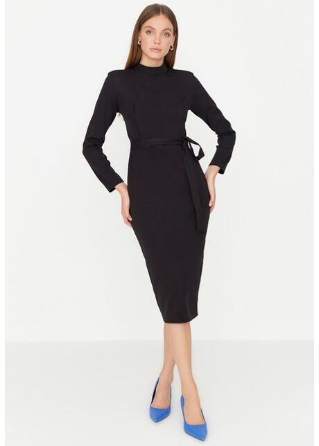 Rochie midi neagrajeannette