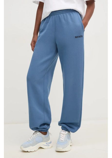 Rotate pantaloni de bumbac neted 113428309