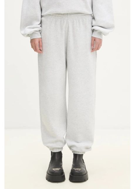 Rotate pantaloni de trening din bumbac culoarea gri melanj 1134281473