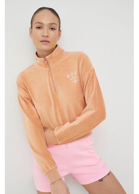 Roxy bluza femei culoarea bej neted