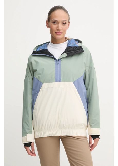 Roxy geaca x chloe kim culoarea verde erjtj03476