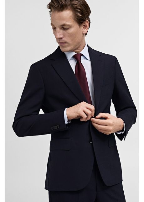 Sacou slim fit din lana turin