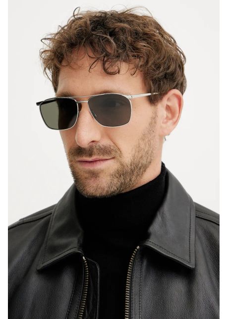 Saint laurent ochelari de soare barbati culoarea argintiu sl 796 vincent