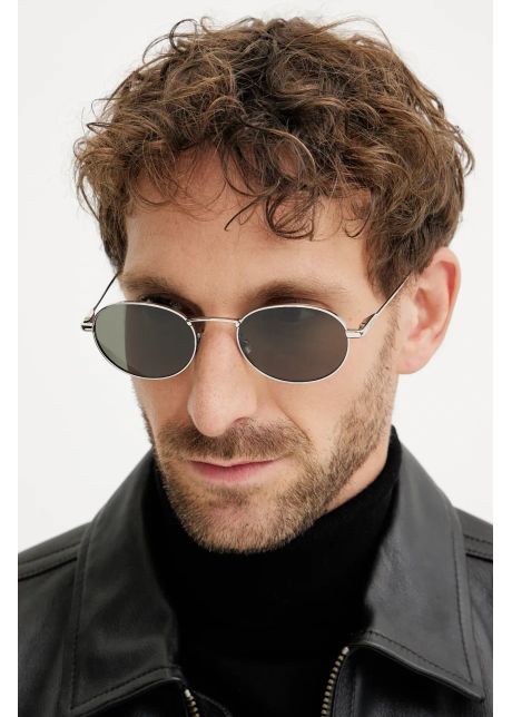 Saint laurent ochelari de soare barbati culoarea argintiu sl 799