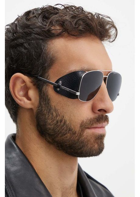 Saint laurent ochelari de soare barbati culoarea gri sl 653 leon