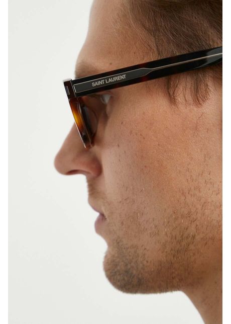 Saint laurent ochelari de soare barbati culoarea maro