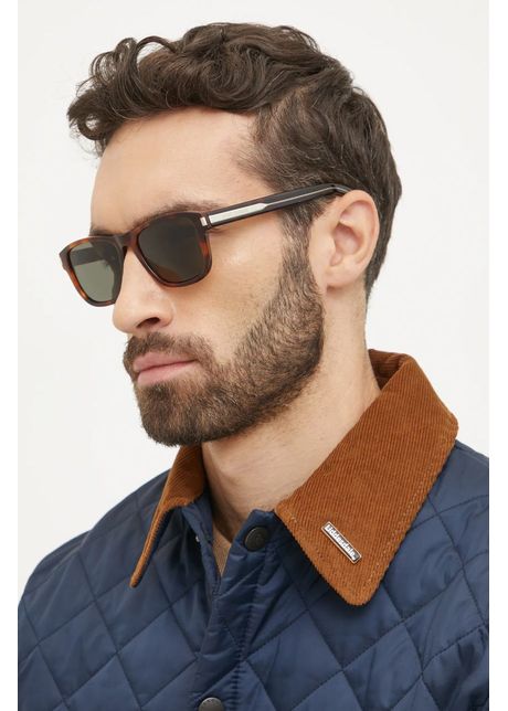 Saint laurent ochelari de soare barbati culoarea maro sl 710